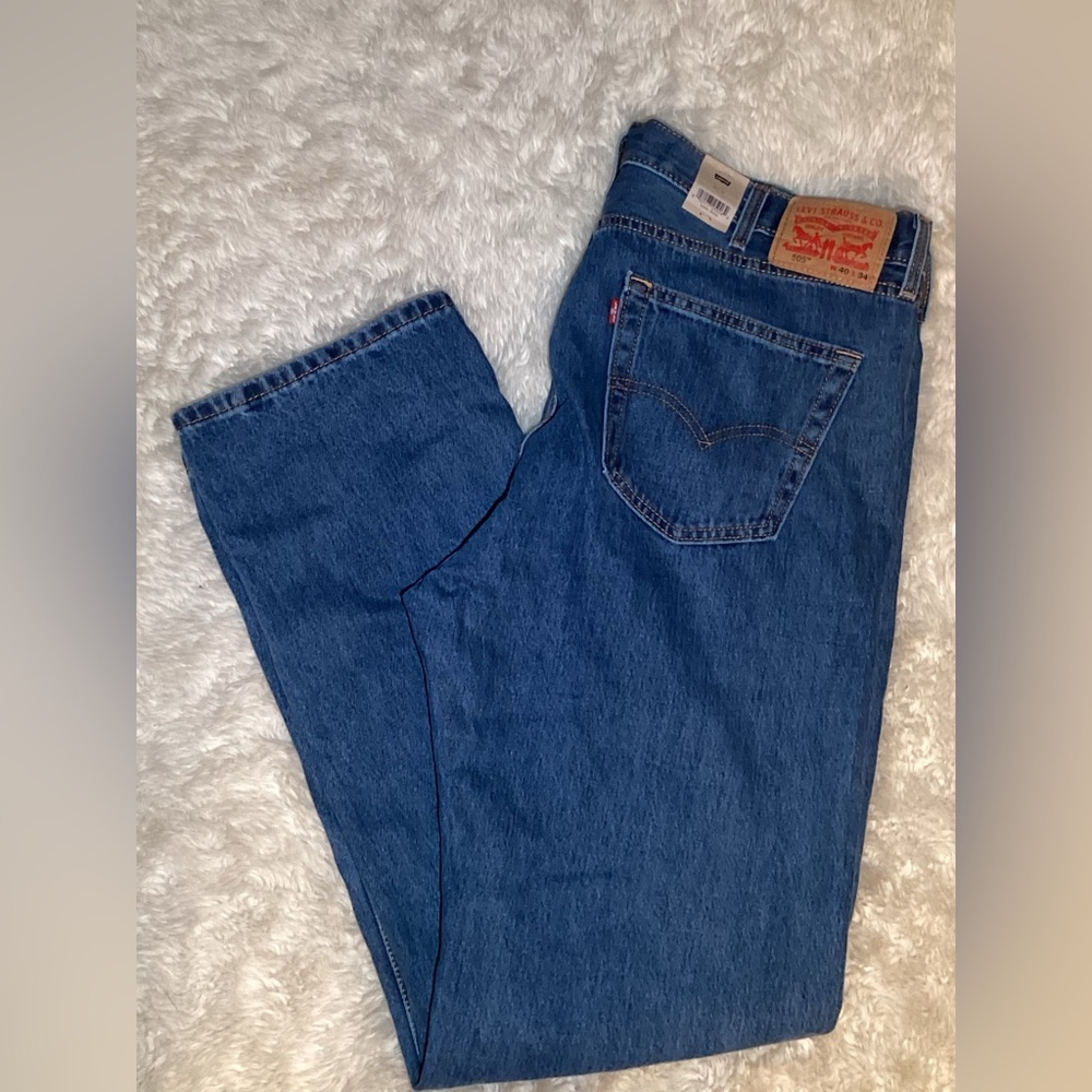 Levi's Men's Blue Straight Jeans size “40X34” - Picture 5 of 8